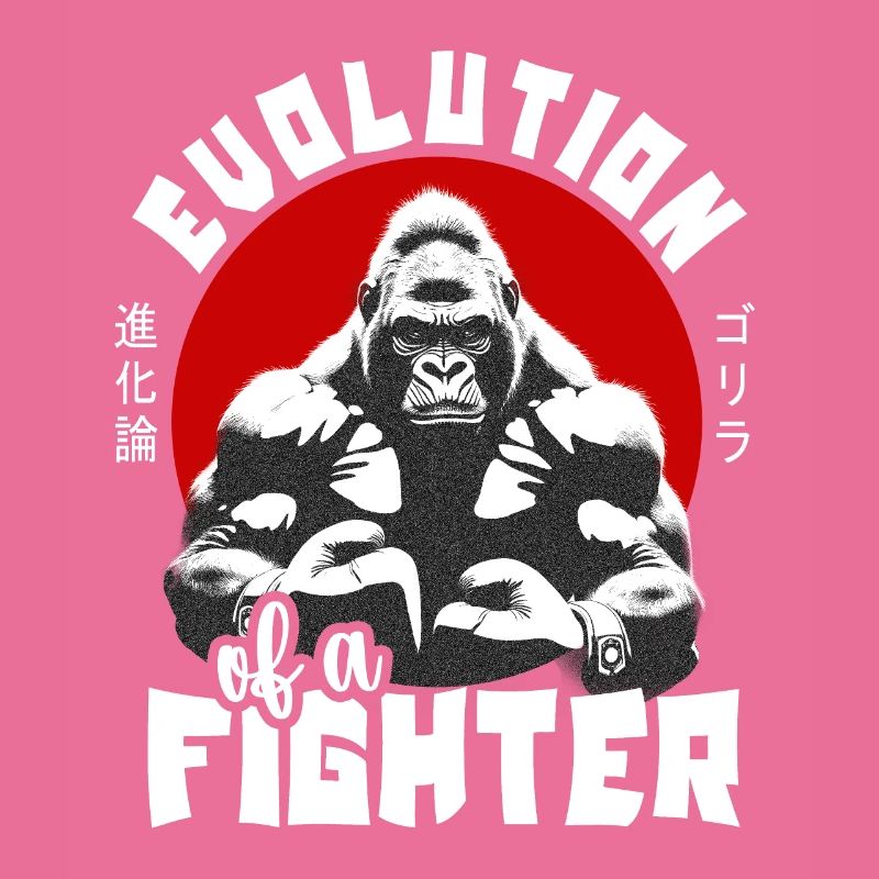 Evolution D’un Boxeur Combattant Gorille Singe Boxer
