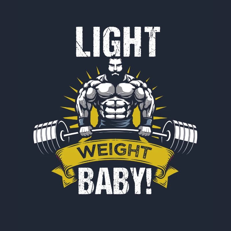 Poids léger bébé! Bodbuilder Dicton