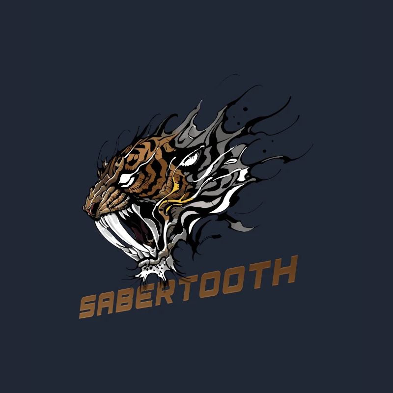 Fierce Sabertooth Tiger