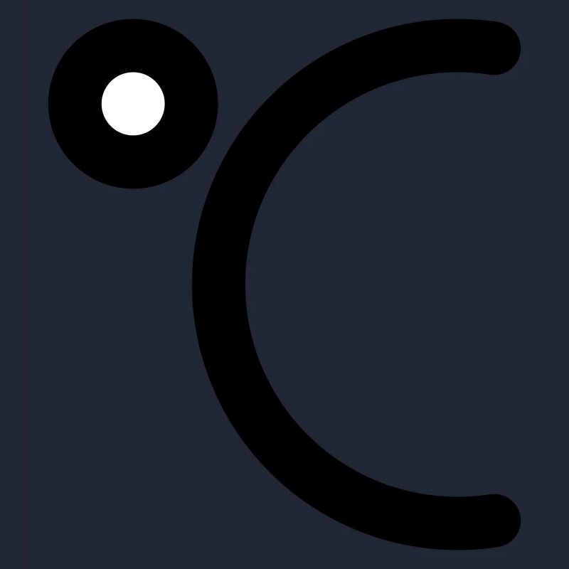 Degrees Celsius icon to personalize