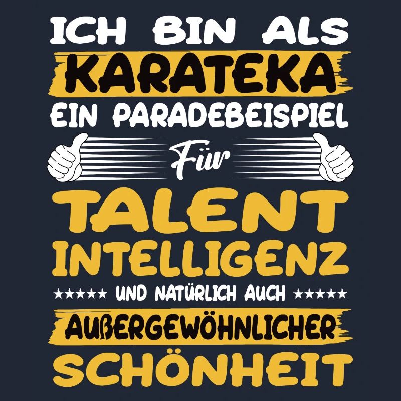 Karateka ein Paradebeispiel Karate