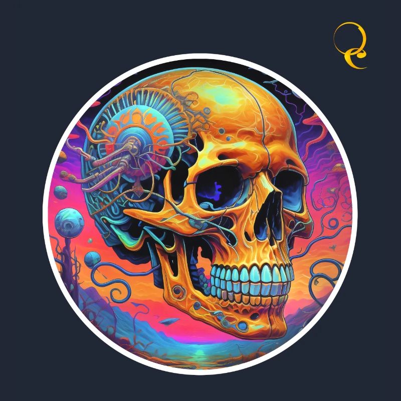PSYCHEDELISCHER SCHÄDEL