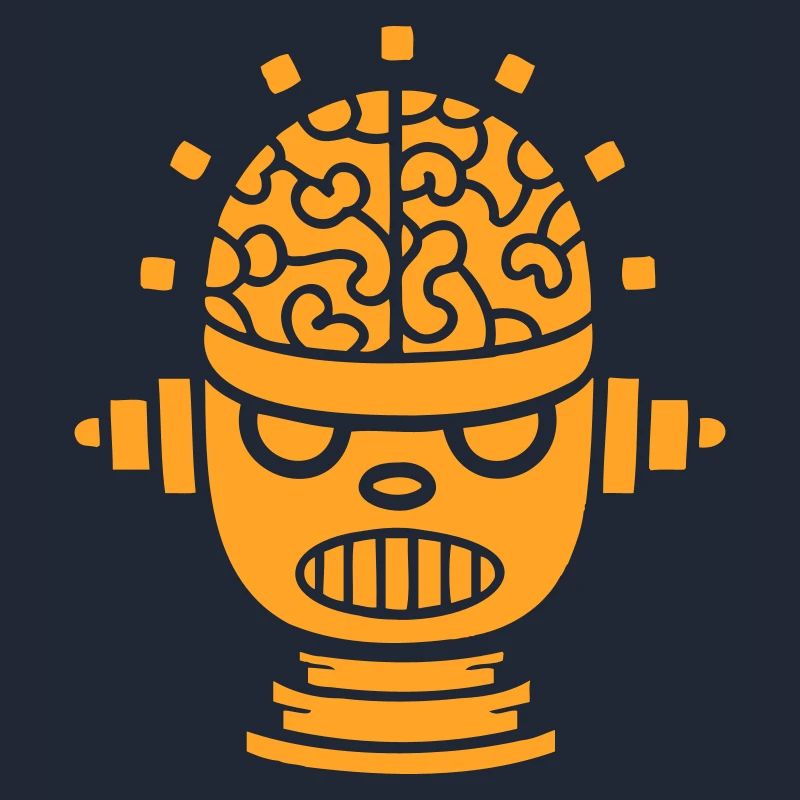 Artificial Intelligence Robot Head