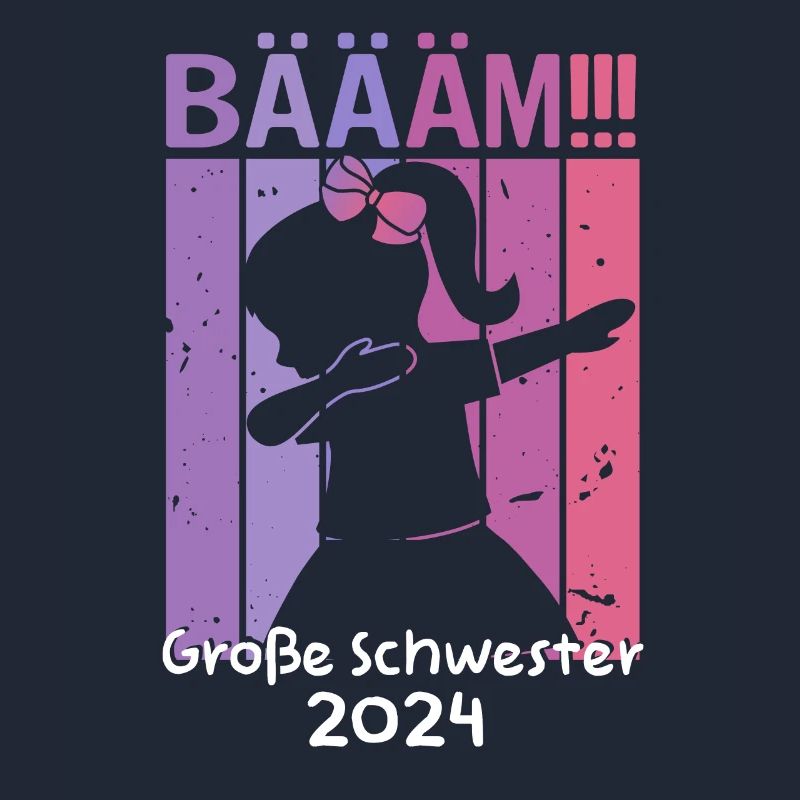 Mädchen Kinder Bääm! Große Schwester 2022 Design