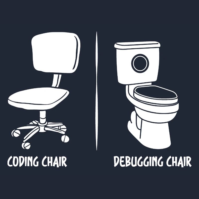 Debugging-Stuhl lustige Programmierer Geschenk