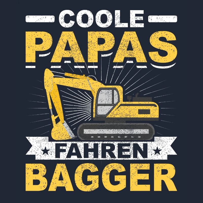 Baggerführer Geschenk Baggerfahrer Papa Bagger