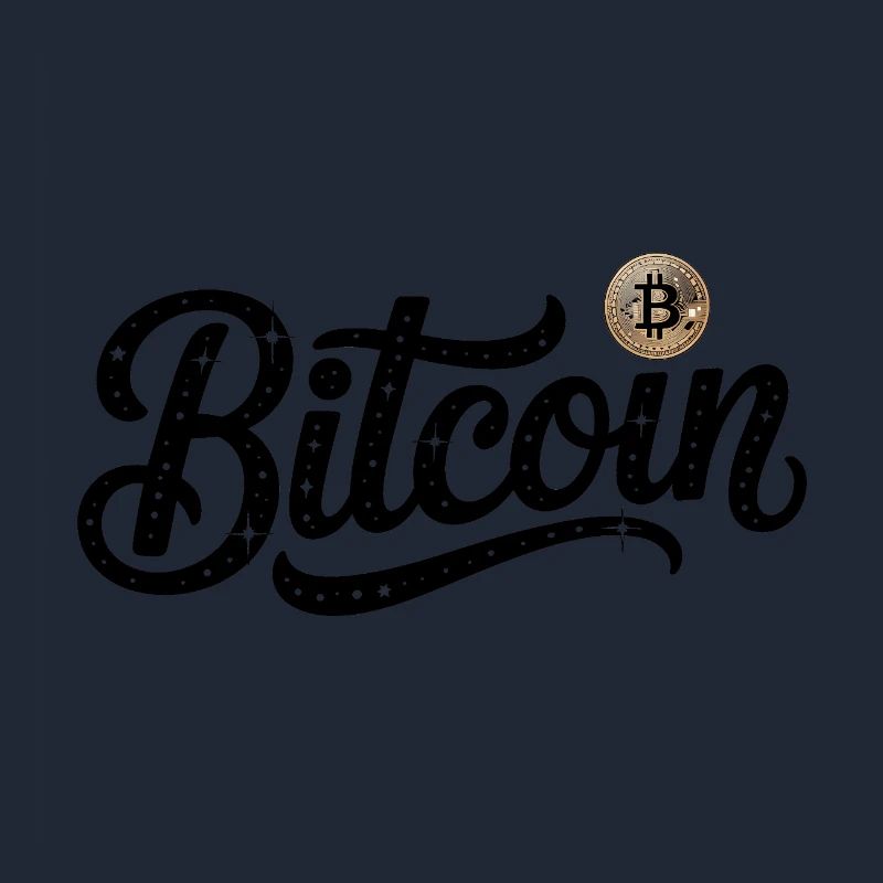 Bitcoin Logo - Crypto Coding Sticker