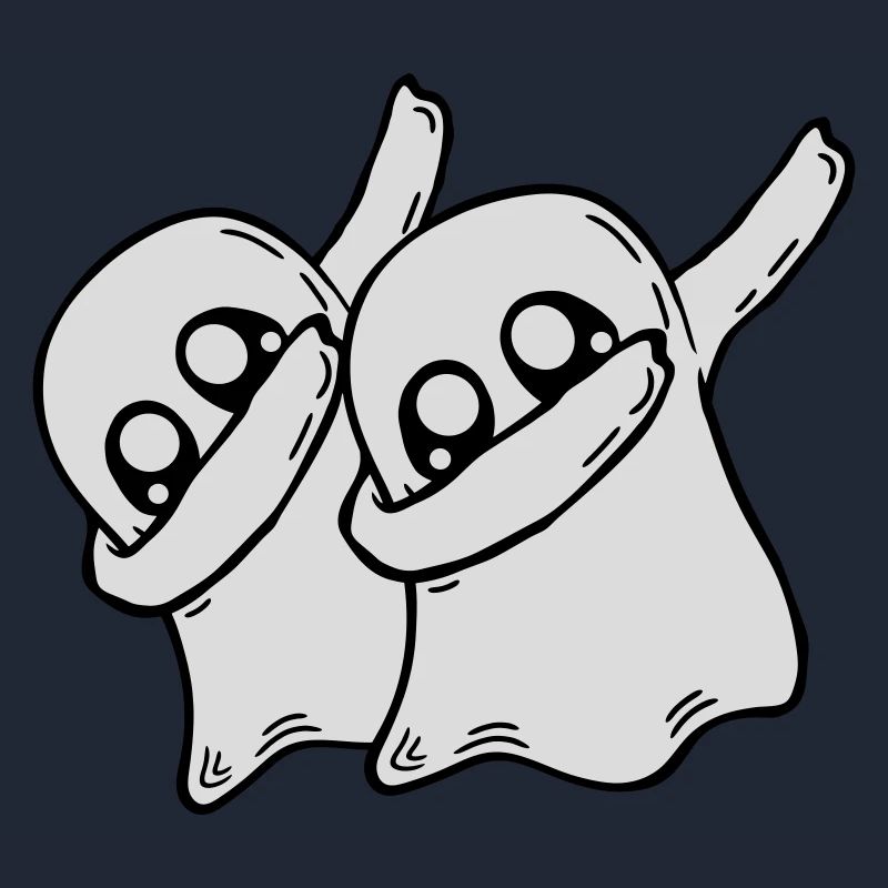 2 Dabbing Ghosts Friends