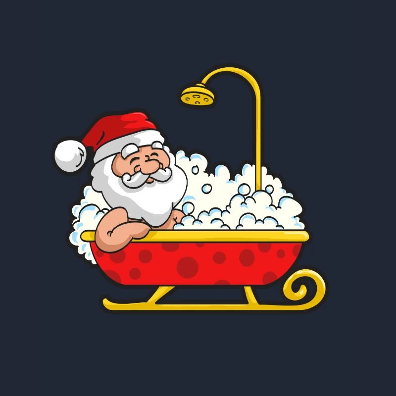 Père Noël présente la luxure joyeuse de Noël