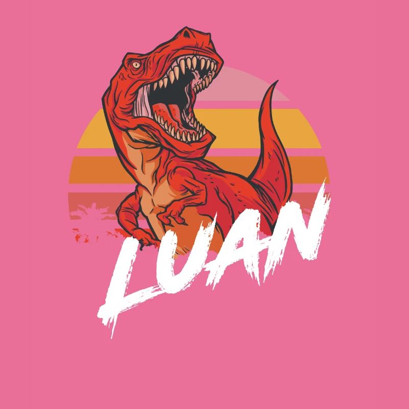LUAN - Beau nom de garçon avec T-REX Dino
