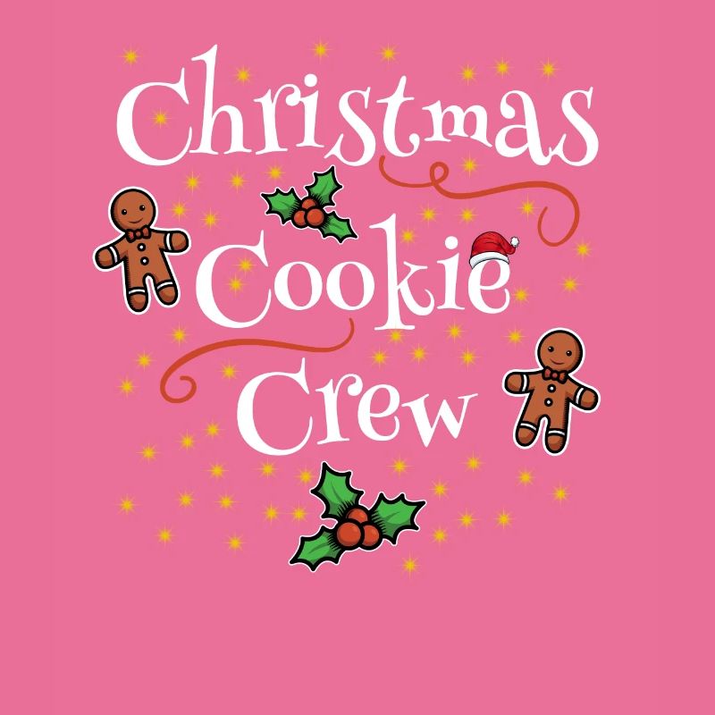Équipe de biscuits de Noël préparant des biscuits de Noël