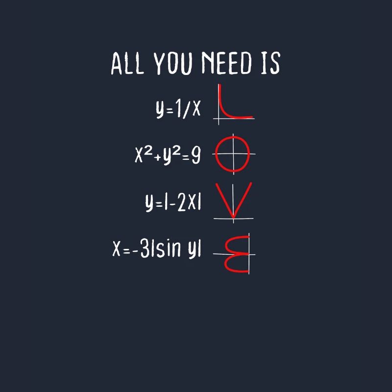 Physics Maths Love Joke Nerd IT Valentin