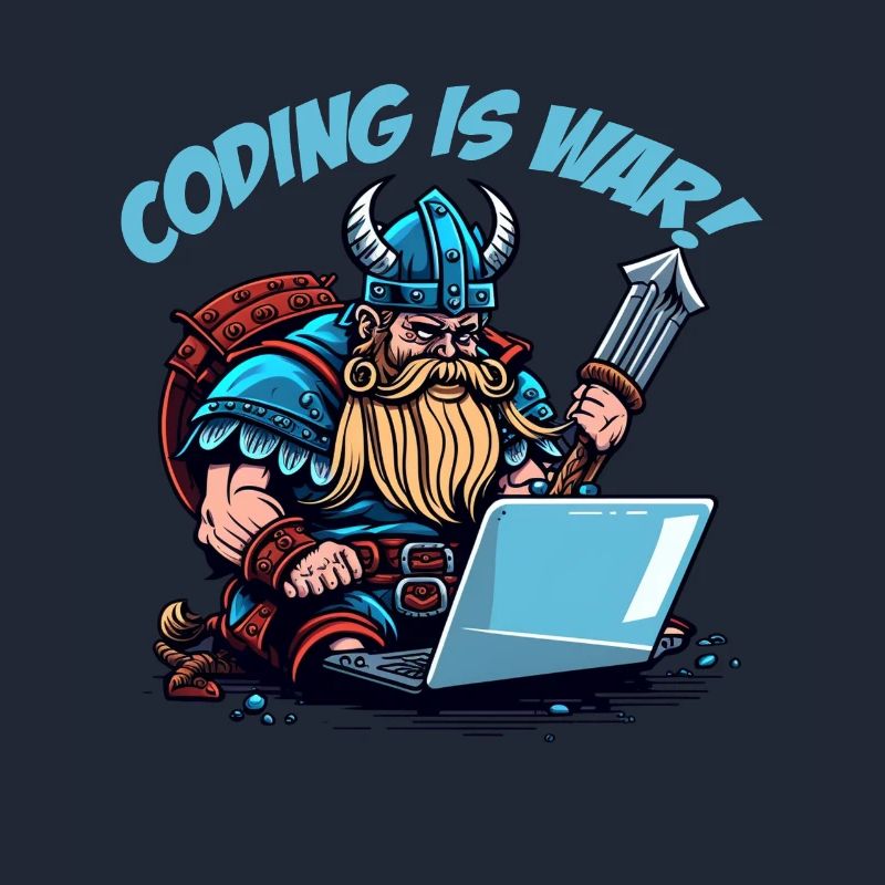 "Coding is war" Wikinger
