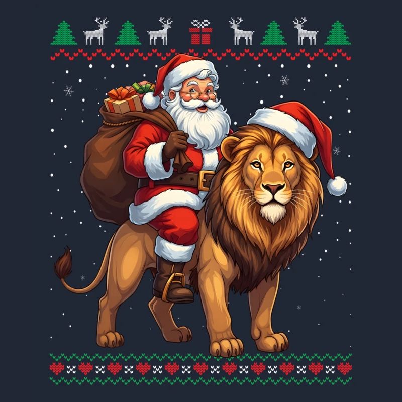 Fun Ugly Santa Weihnachtspullover
