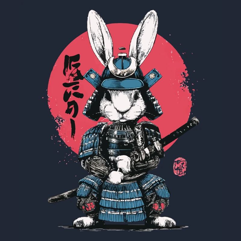 Bunny Samurai in Armor