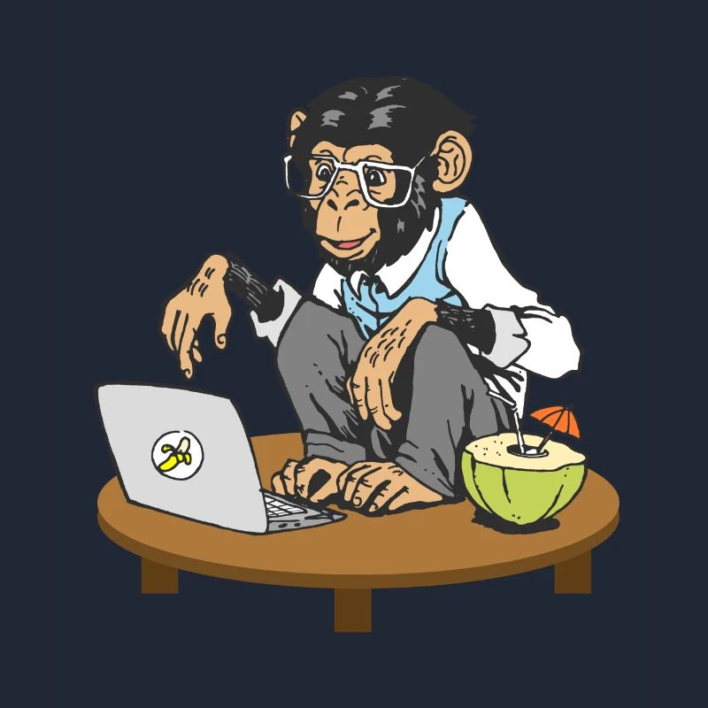 Progammers Monkey Code Monkey Coding Monkeys