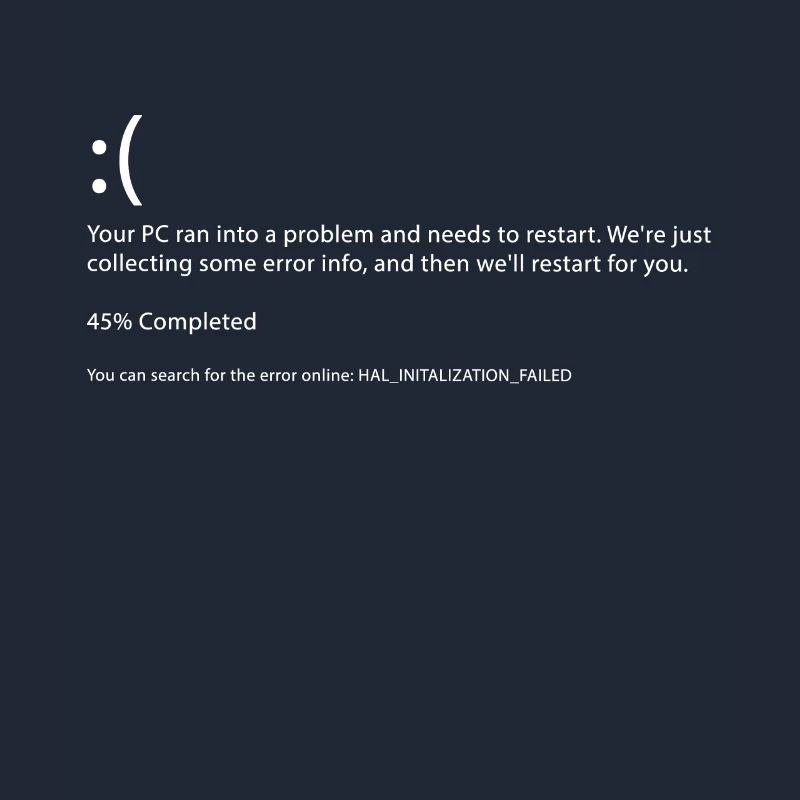 Programming Error Blue screen gaming gift