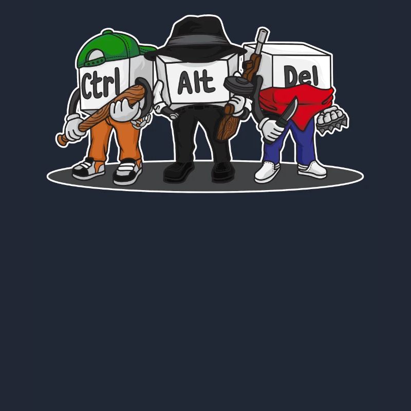 Ctrl Alt Del Computer Admin Nerd Geek Informatiker