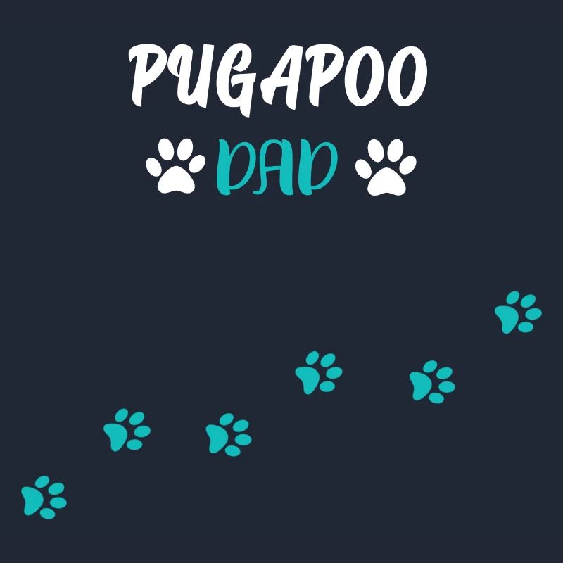 Pugapoo Dad - Pudel Mops Mix