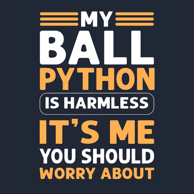 Mon python boule est inoffensif. Royal Python