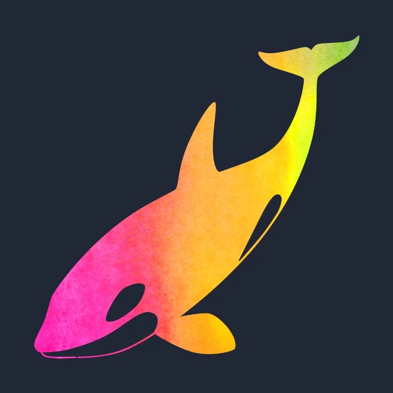 Regenbogen Orca