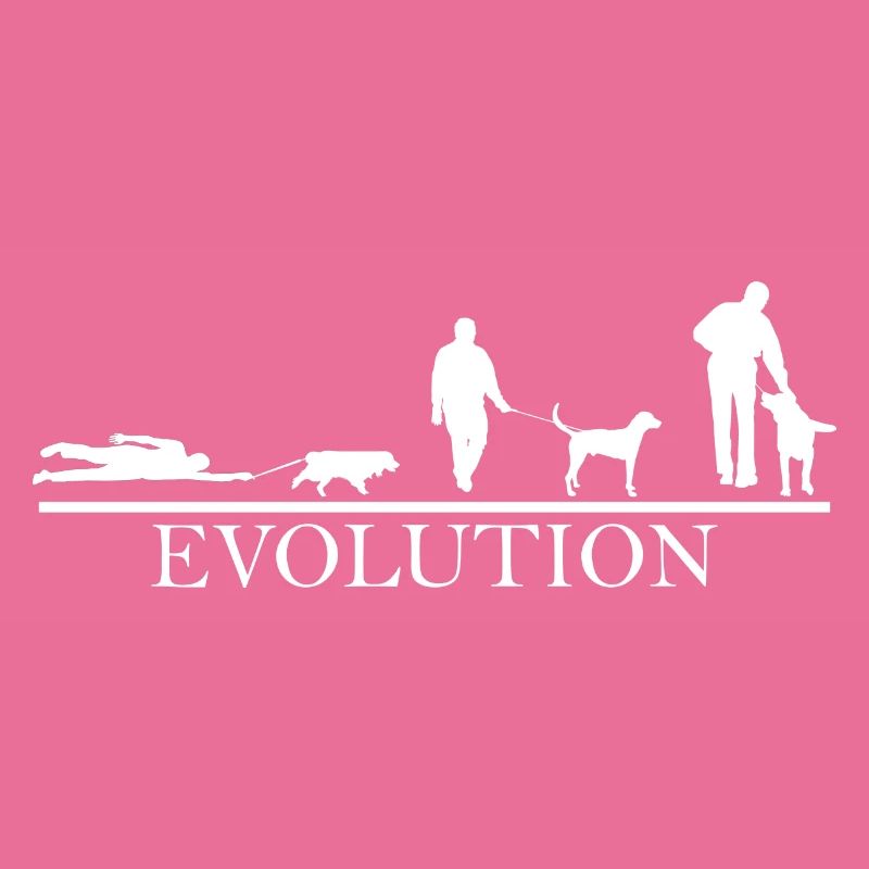 Evolution Gassi gehen Hund