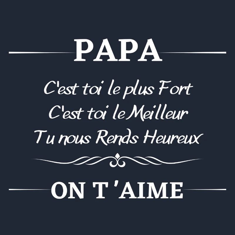 idee cadeau papa message amour