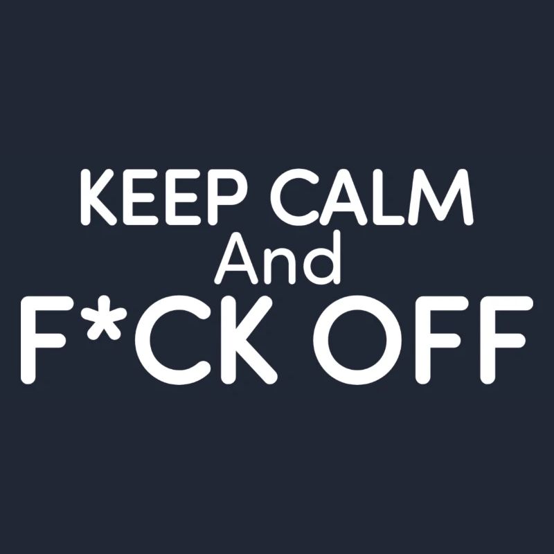 Lustiger Keep Calm Text