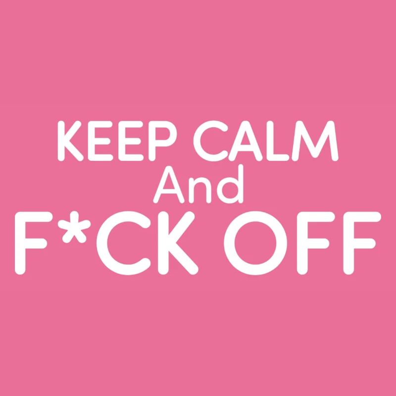 Lustiger Keep Calm Text