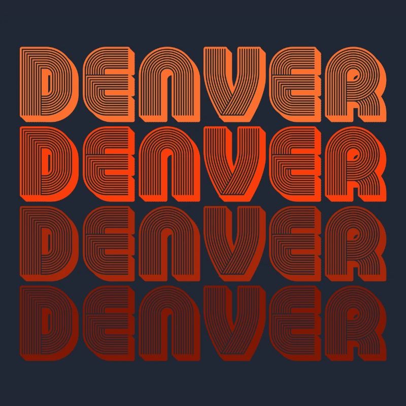 Modèle rétro Denver Gradient