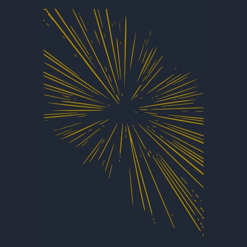 Abstract rays / gold / pattern / line