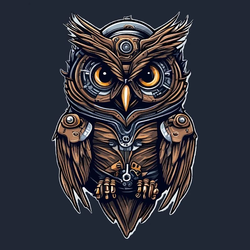 Steampunk Eule