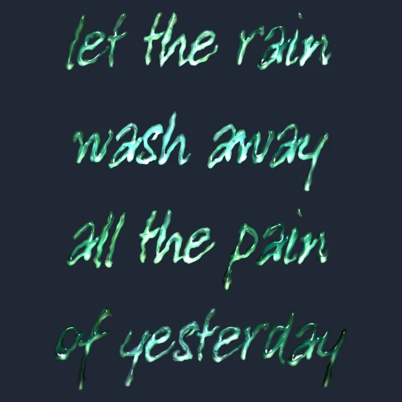 Que la pluie s’évanouisse...