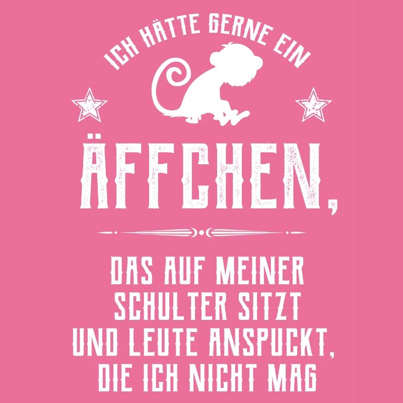 Äffchen auf Schulter