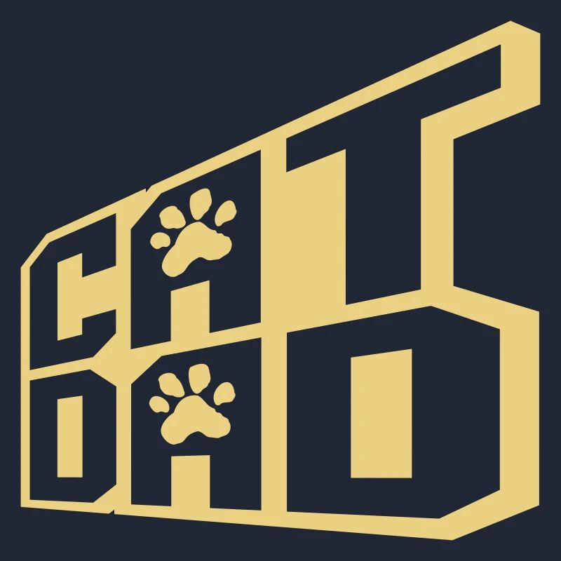 Conception du logo Cat Dad