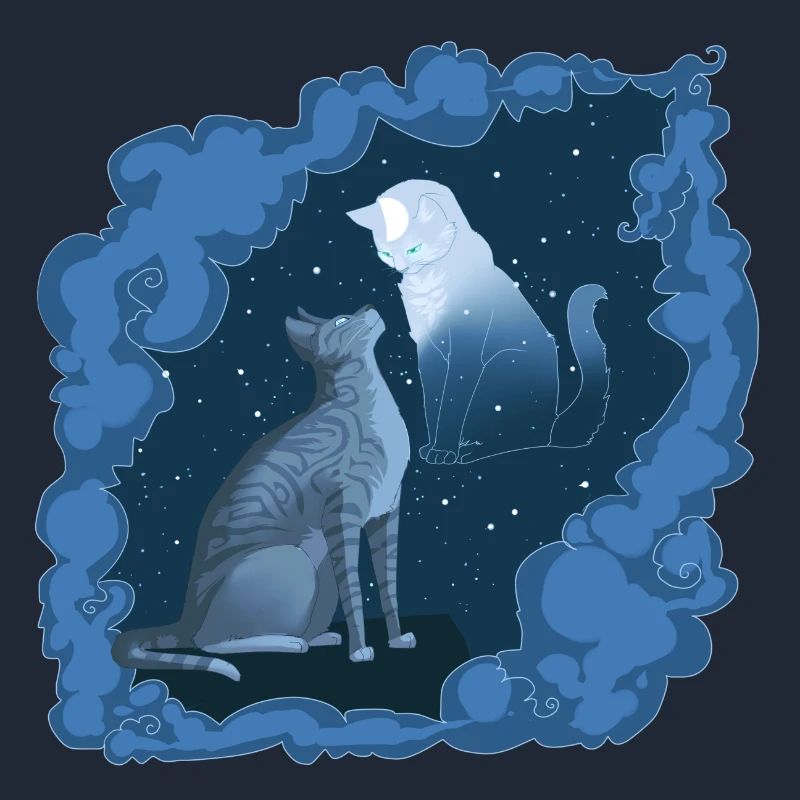 Jayfeather Jay Feather Grey Cat Halfmoon Moon
