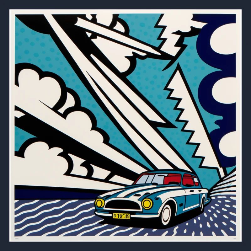 Comic Style Cadillac Gift
