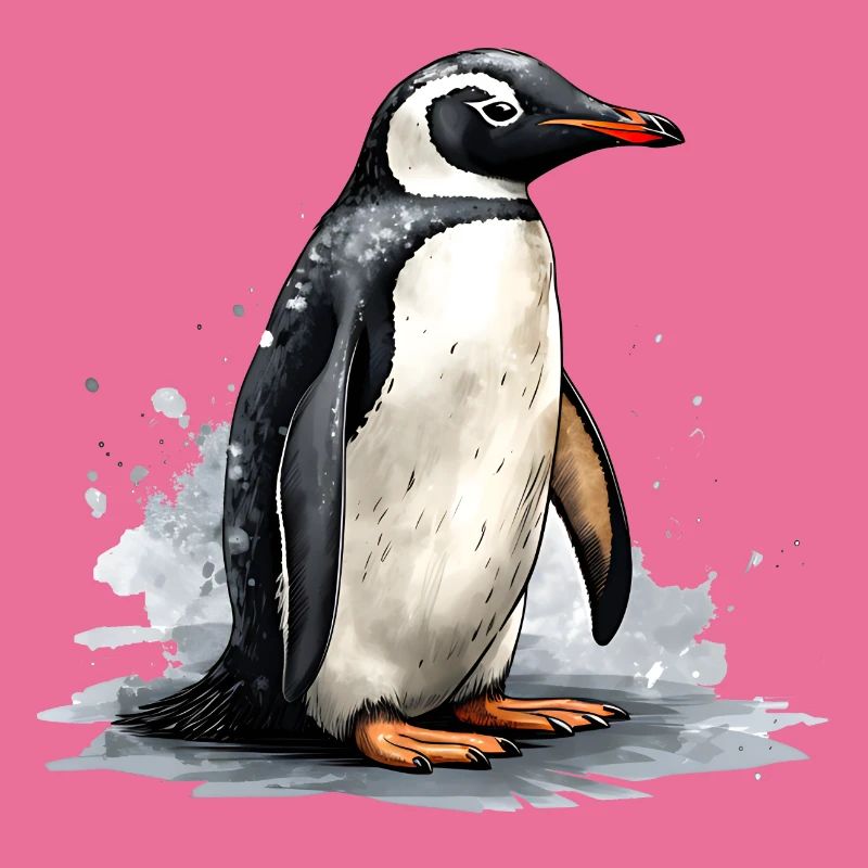 Pinguin auf Eisscholle