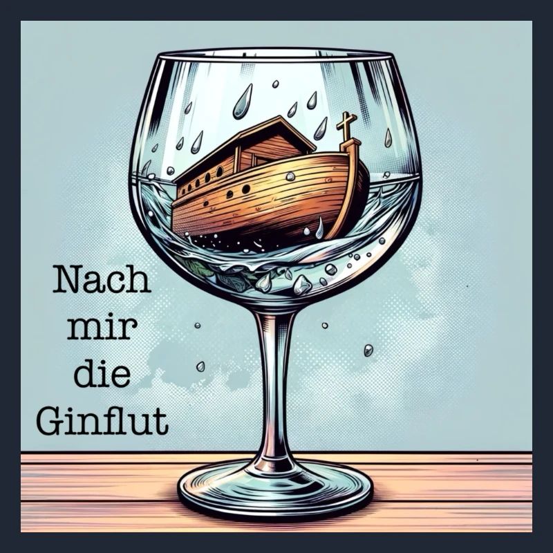Nach mir die Ginflut - Trinkspruch Gin