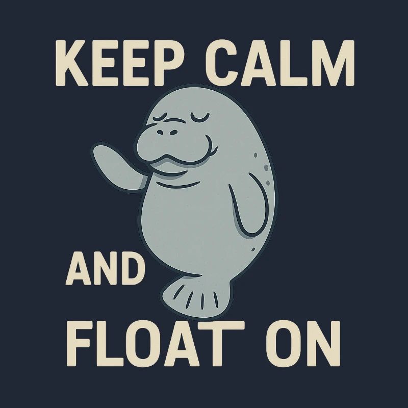 Manatee - keep calm