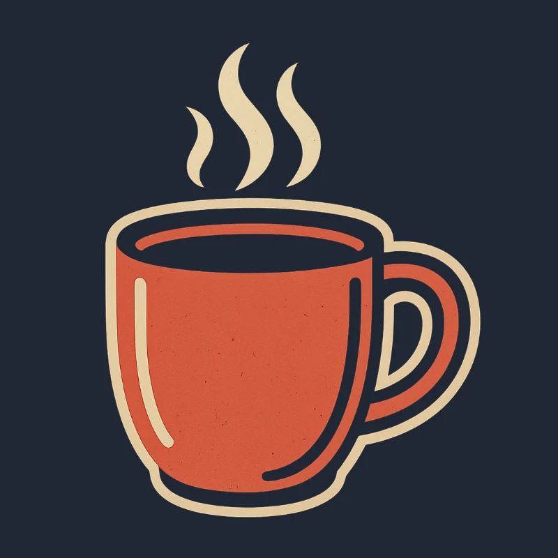 Kaffeetasse mit Dampf