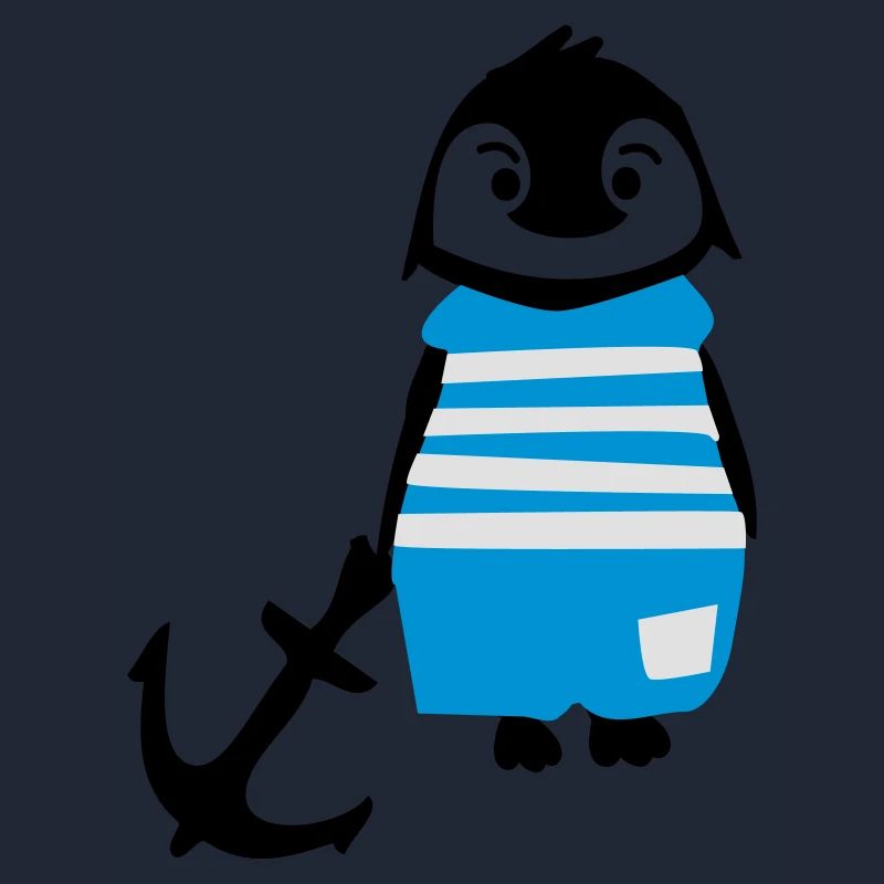Pôle sud de pingouin et de l'ancre