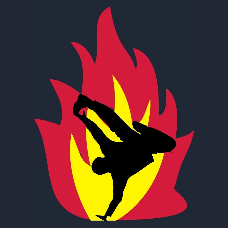 Breakdancer dans le feu