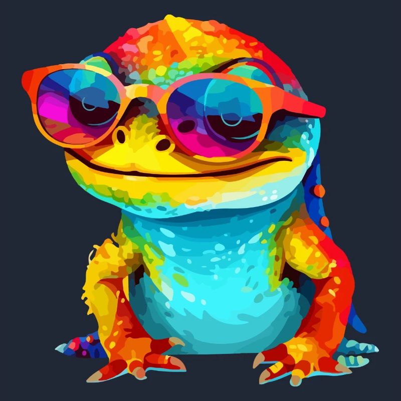 Ouk the spectacled lizard