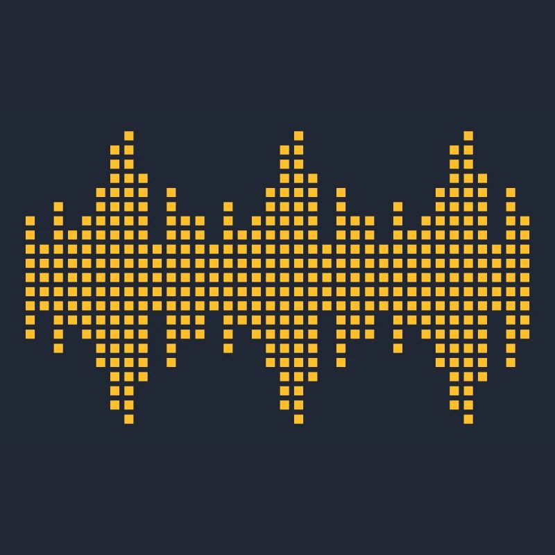 digital waveform frequency grid matrix music
