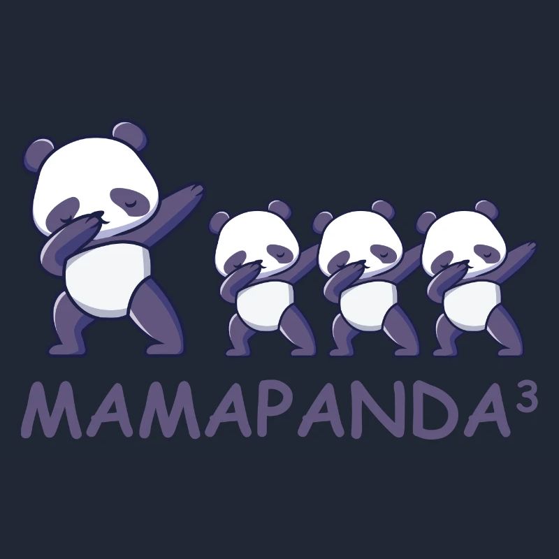 Schwanger werdene Mutter Drillinge Panda