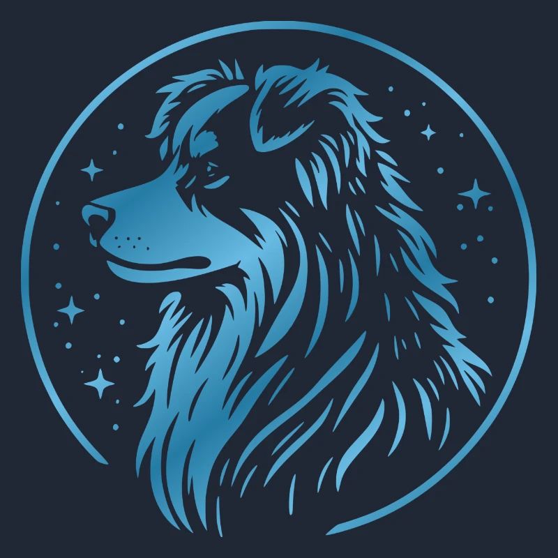 Traumhund Aussie blau