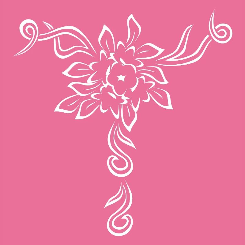 Conception de fleurs blanches