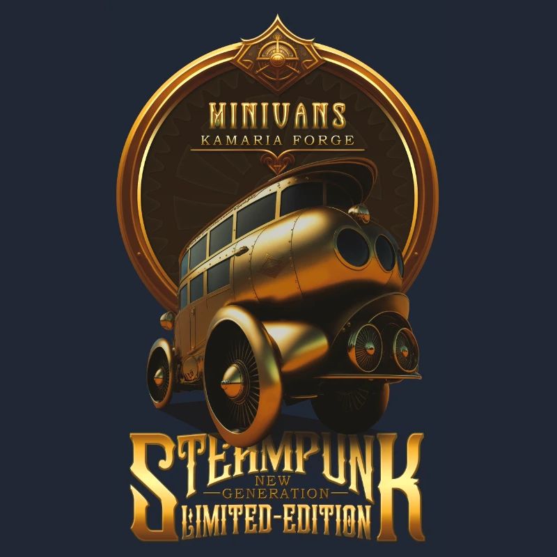 STEAMPUNK OLDTIMER OLDTIMER RETRO MINIVANS