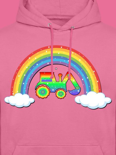 Regenbogen Kinder Bagger